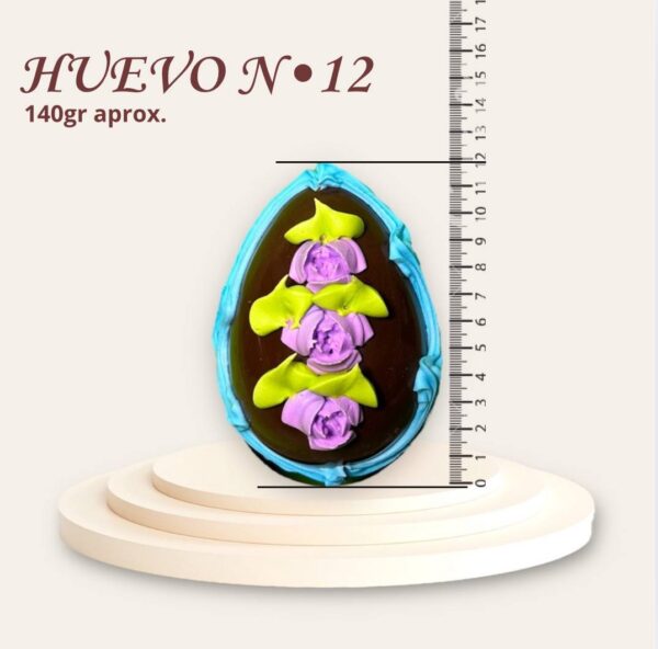 Huevo N* 12 decorado en glase
